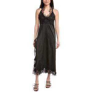 Ipponelli Womens Sleeveless Midi Dress, Black